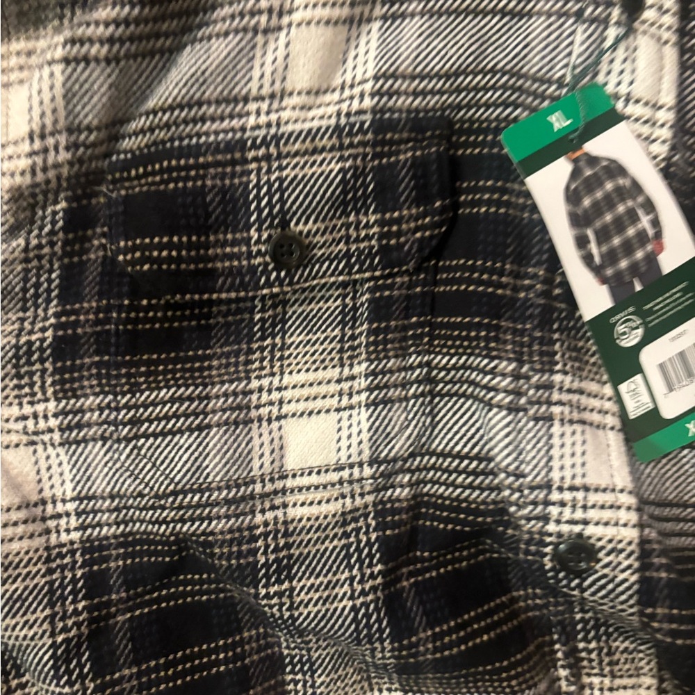 Orvis Black and White Checkered Men's Shirt - Picture 4 of 6